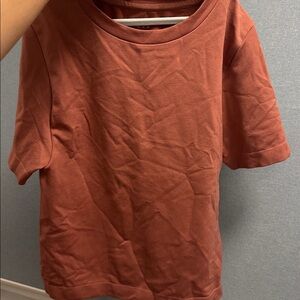 A New Day Rust Color Size Small T-Shirt. Nwt